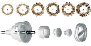 Zassenhaus Set saltkvarn & pepparkvarn 18 cm